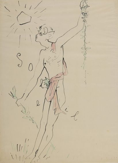 null COCTEAU Jean, 1889-1963

Faune et soleil

plume, encre de Chine et crayons de...