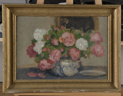 null KARPINSKI Alfons, 1875-1961

Bouquet of roses and plate

oil on cardboard (small...