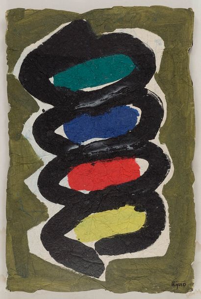 null KIJNO Ladislas, 1921-2012

Composition multicolore

technique mixte, papier...
