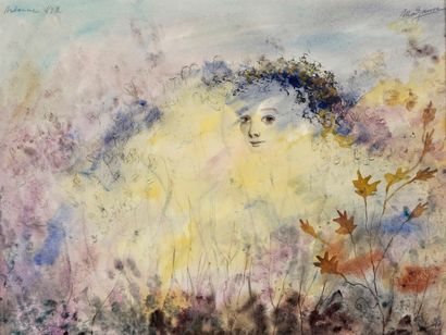 null MAD-JAROVA Antoinette, born in 1937

Autumn, 1985

watercolor signed in the...