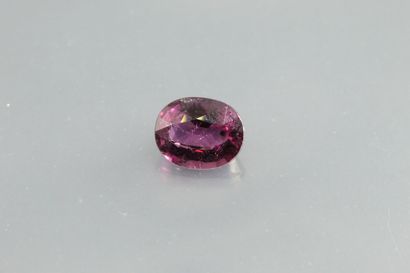 null Pink tourmaline oval on paper.

Weight : 1, 78 cts.