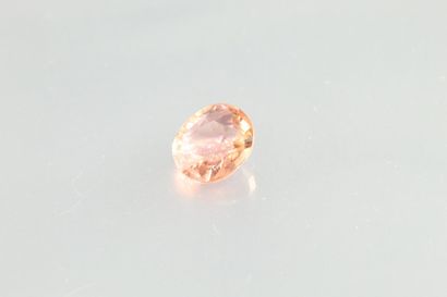 null Pink tourmaline oval on paper.

Weight : 1, 43 cts.