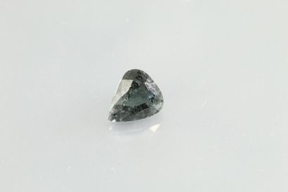 null Blue tourmaline pear on paper.

Weight : 1, 91 cts.