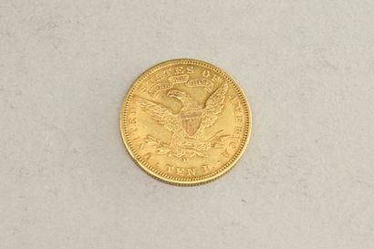 null Pièce en or de 10 dollars "Coronet Head - Eagle" (1906 D)

Poids : 16.69 g.



FRAIS...