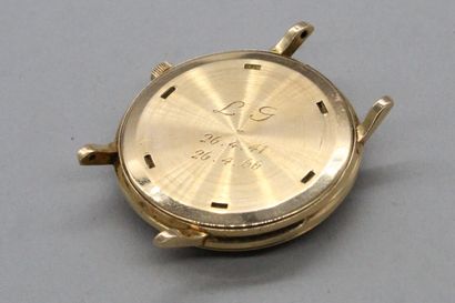 null LONGINES

Boitier de montre en or jaune 18k (750). 

Poinçon tête d'aigle. 

Cadran...