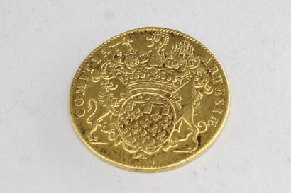 null Brass token Louis XV - States of Artois - COMITIA ARTESIAE

Obverse: right bust...