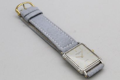 null A. BARTHENAY 

Montre bracelet de dame boîtier rectangulaire en métal, cadran...