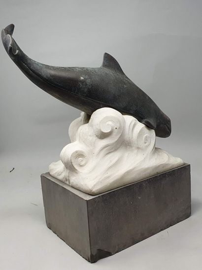 null BOURAINE Marcel André (1886-1948)

Baleine dans les vagues

Groupe en bronze...