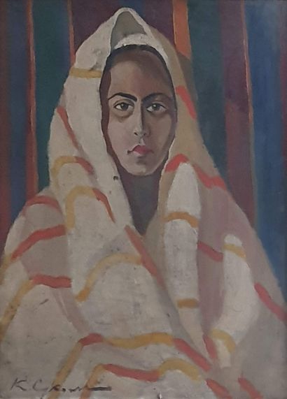 null CYKOWSKI Kazimierz, 1896-1983,

Orientale, circa 1927,

huile sur toile (couche...