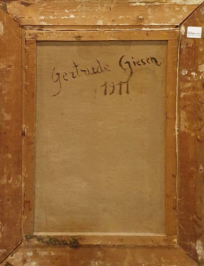 null GIESEN Gertrude Agusta (c.1866-1953)

Le rocher, 1911,

Huile sur toile, signée...