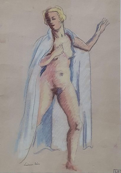 null RODO-PISSARRO Ludovic, 1878-1952,

Nu blond,

pastel sur papier (traces de plis),...