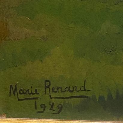 null RENARD Marie (1908-1936)

Paysage au grand arbre, 1929

Huile sur panneau signé...
