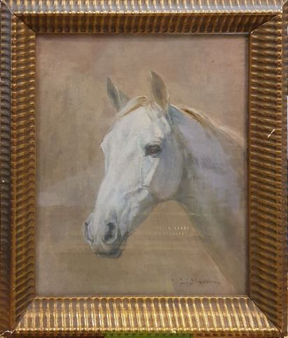 null SHONBORN John Lewis (1852-1931)

Portrait de cheval

Huile sur toile marouflée...