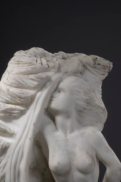 null FAYKOD Maria de (XXème - XXIème) 

La source, 1992

Sculpture en marbre de Carrare

salissures...