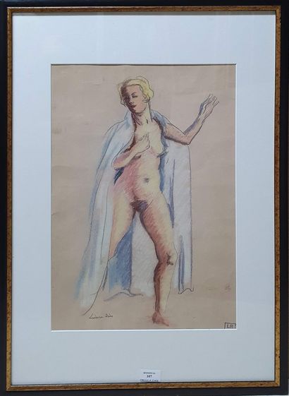 null RODO-PISSARRO Ludovic, 1878-1952,

Nu blond,

pastel sur papier (traces de plis),...