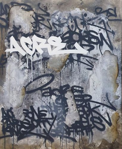 null ACRE (né en 1970)

Just Graffiti

Technique mixte sur toile, signée et titrée...
