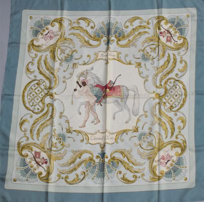 null HERMES PARIS 



Silk square with "Turkish horse" motif by Christiane Vauzelle...