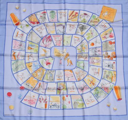 null HERMES PARIS 



Silk square pattern "le jeu des petits bonheurs" by Sophie...
