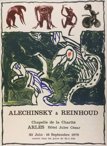 null ALECHINSKY Pierre 

Original poster 1979 Alechinsky and Reinhoud. 

Format 84...