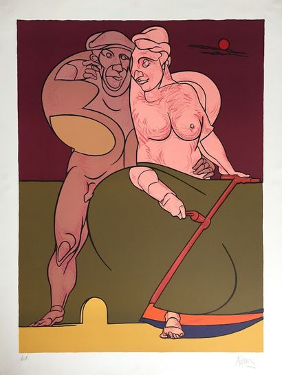 null ADAMI Valerio 

Lithograph Signed lower right Justified HC 

Format 65 x 82...