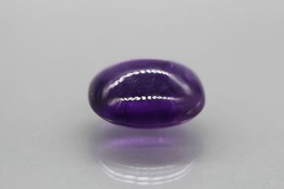Amethyst cabochon on paper.

Weight : 65.05...