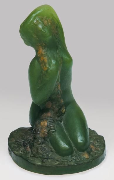 Almaric WALTER (1870 - 1959), Nancy. Paul LAVALLEY (1883 - 1967) Baigneuse Sculpture...