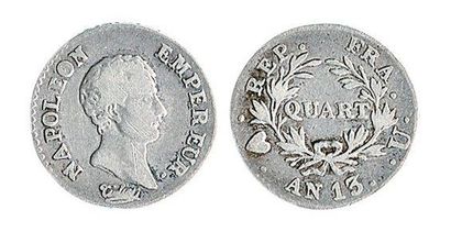 null Quart de franc, an 13 Turin, 13 960 ex. Rare et TB