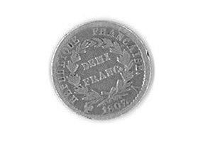 null Demi franc, 1807 Paris, 46 024 ex. G398, LF 177. TB