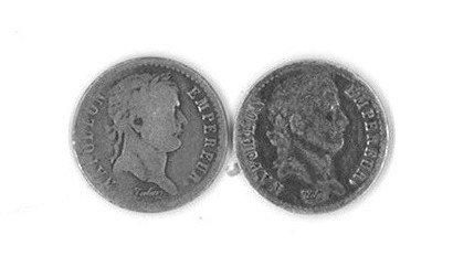 null Demi franc, 1809 Bordeaux, 42 716 ex. G 399, LF 178. On joint un 1/2 franc 1809...