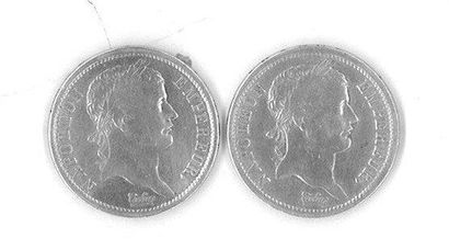 null Deux francs, Paris 1809 et 1810. G501, LF 255. Les 2, TB