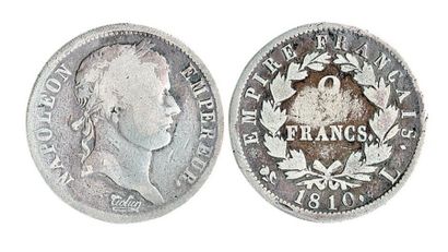 null Deux francs, 1810 Bayonne (L à droite), 32 167 ex. Rare et B