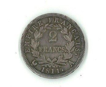 null Deux francs, 1811 Paris. TTB/ superbe