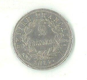 null Deux francs, 1811 Limoges. TTB, hairlines