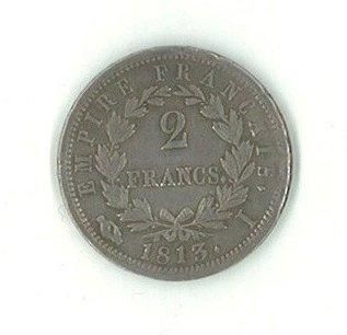 null Deux francs, 1813 Limoges. TTB