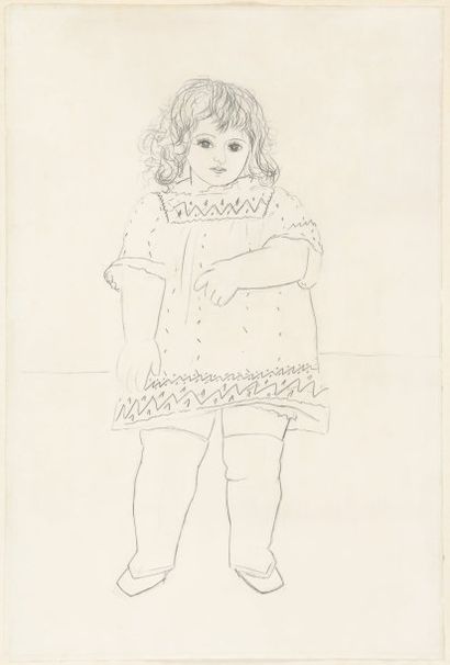 Pablo Picasso 1881 - 1973 PORTRAIT D'ANNE BONCENNE, 24 MARS 1922 dessin à la mine...
