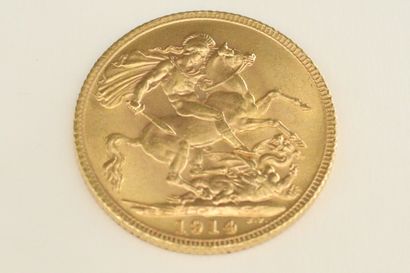 null Gold coin of 1 sovereign George V. 1914



TTB.

Weight : 7.99 g.