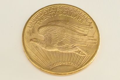 null Pièce en or de 20 dollars " Saint-Gaudens - Double Eagle " avec devise.

1914...