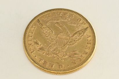 null Une pièce en or de 10 dollars " Coronet Head - Eagle " avec devise.

1883 (x1)



Poids...