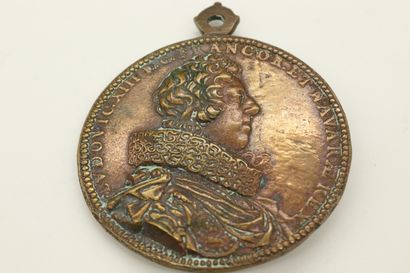 DUPRE Médaille Louis XIII et Anne d'Autr...