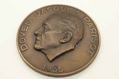 null Table medal in bronze

Obverse: left profile of Dean Jacques Parisot - 1955,...