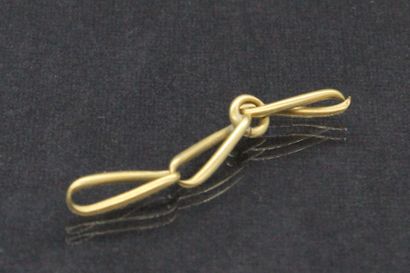 Yellow gold 18k (750) : links of a chain.



Weight...