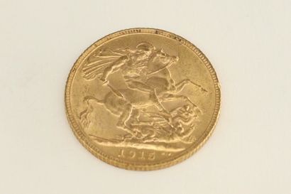 null Une pièce en or de 1 souverain George V.

1915 (x1) 



Poids : 7.99 g - TB...
