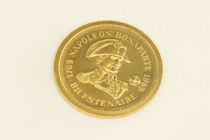 null Commemorative coin of the bicentenary of the Birth of Napoleon Bonaparte in...