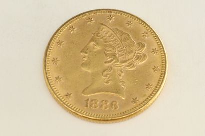 A 10 dollar gold coin 