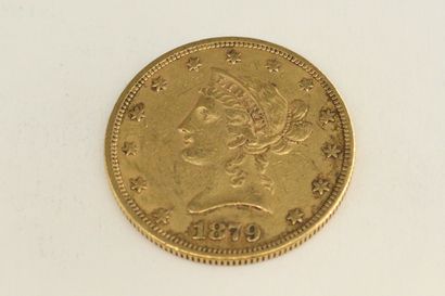 A 10 dollar gold coin 