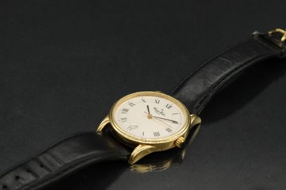 CLAUDE HELIER 

Men's wristwatch in 18K (750)...