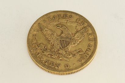 null Une pièce en or de 10 dollars " Coronet Head - Eagle " avec devise.

1879 (x1)



Poids...