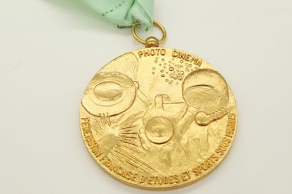 Medal in gilded metal of ap. J. Chapeyrou:...