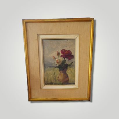 null MISCHKINE Olga (1910-1985)

Two paintings:

- Bouquet of flowers, oil on canvas,...