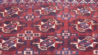null Saddle cloth Chuval Yomud Bukhara - Turkmen

End of XIXth century

Wool velvet...